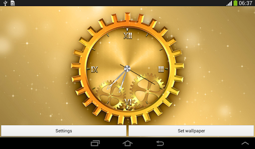 免費下載個人化APP|Golden Clock Live Wallpaper app開箱文|APP開箱王