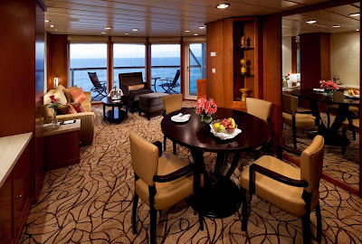 Enjoy the space and opulence of Celebrity Infinity's sophisticated suites while you cruise.