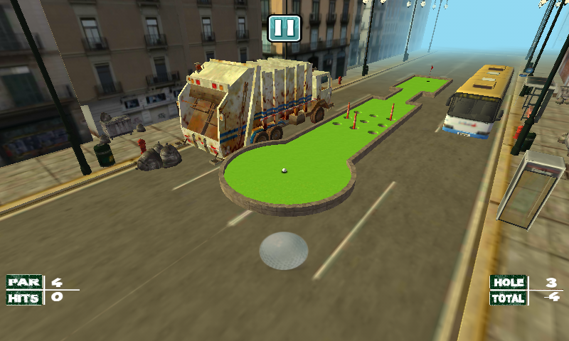 3d Urban Chaos City mini golf Screen 2
