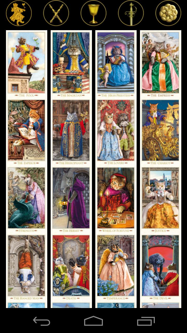 Baroque Bohemian Cats Tarot Screen 2