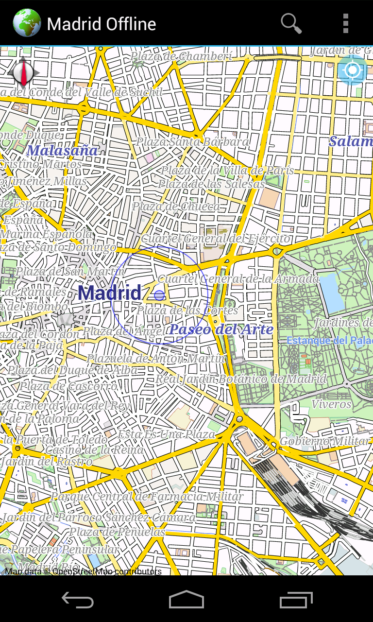 Offline Map Madrid Screen 1