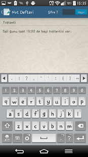Not Defteri Şifreli Screenshots 3