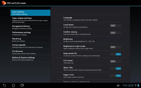 PDF and DJVU Reader - náhled