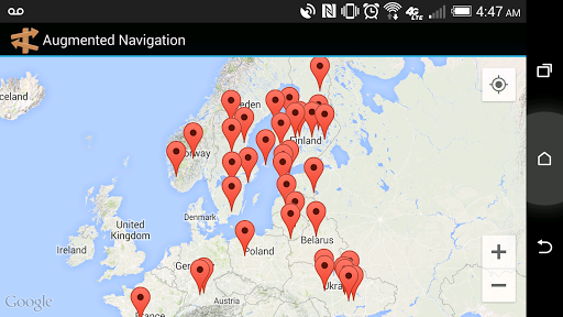 Europe Meteorite Impact POIs