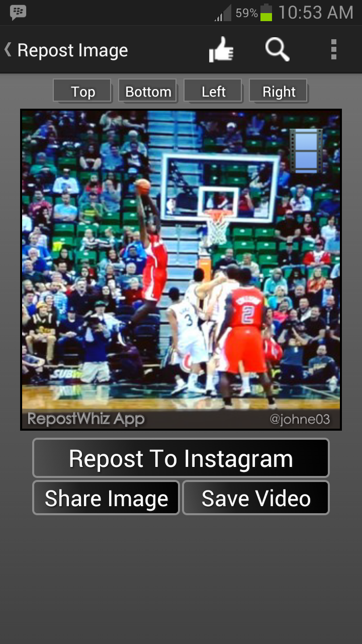 RepostWhiz Repost Videos Photo Screen 1