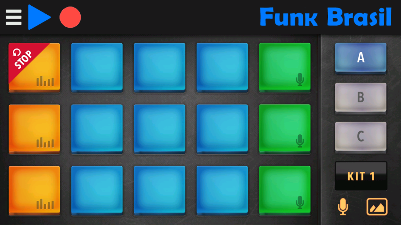 Android application Funk Brasil: drum pads screenshort
