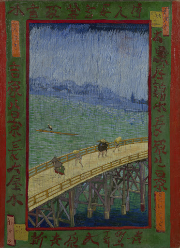 Vincent Van Gogh Bridge In The Rain After Hiroshige Van Gogh Museum