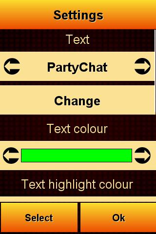 Party-Chat Screen 2