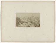 Gezicht op de Leuvehaven te Rotterdam