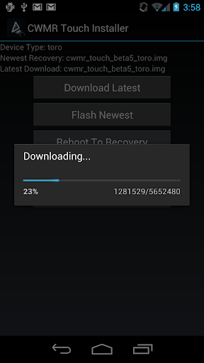 CWMR Touch Installer 1.2.1 APK