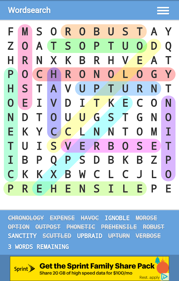 Word Search with mPOINTS - Android Apps on Google Play