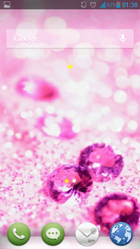 Shiny Diamonds Live Wallpaper