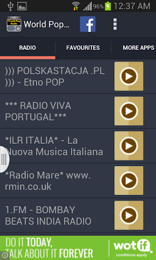 【免費音樂App】World Pop Radio-APP點子