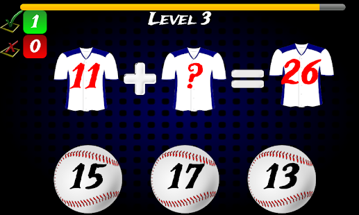 1st - 4th Grade Math Baseball Screenshots 9
