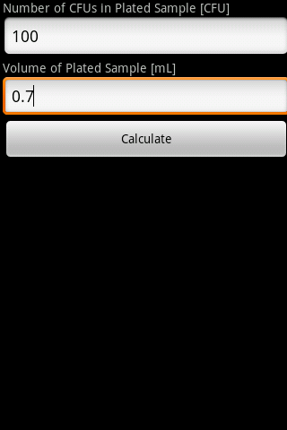 CFU Calculator