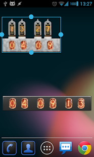 download Nixie Tube Clock Widget free