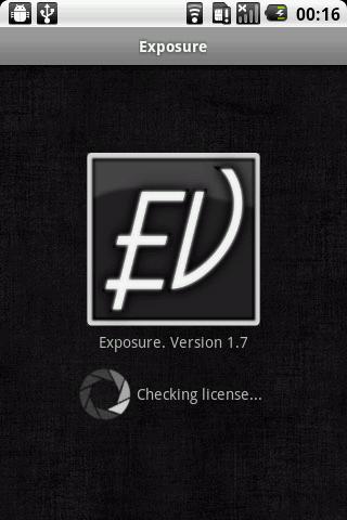 Android application Exposure Calculator screenshort