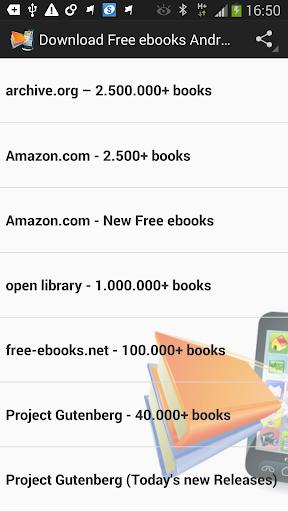Download Free ebooks Android