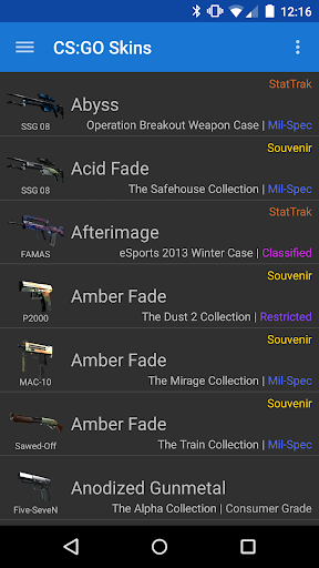 CS:GO Skins Viewer