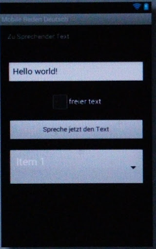 Android Mobile Sprecher DE