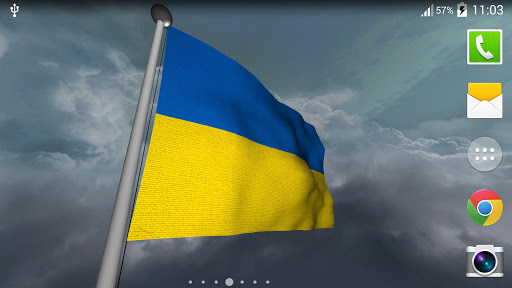 【免費個人化App】Ukraine Flag - LWP-APP點子