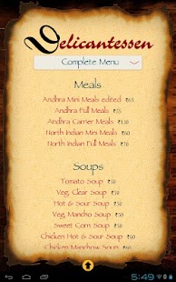 eMenu for Restaurant Screenshots 1