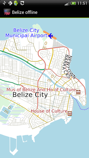 【免費旅遊App】Belize offline map-APP點子