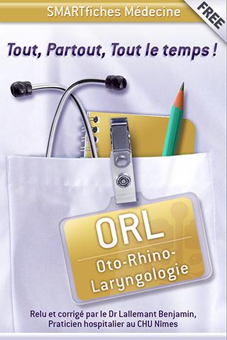 SMARTfiches ORL Free Screen 1