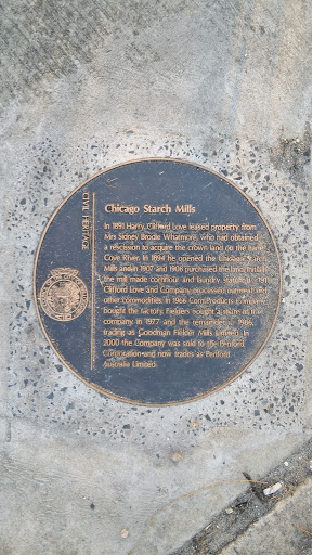 Chicago Starch Mill Heritage Plaque