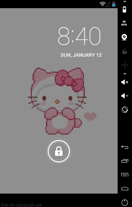 Android application Cute Live Wallpaper screenshort