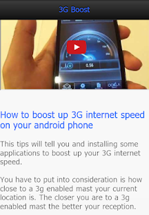 3G Internet Speed Boost Tips