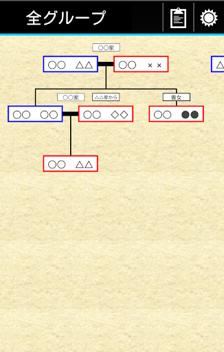 家系図アプリ 親戚まっぷＮ-ビューアー版-