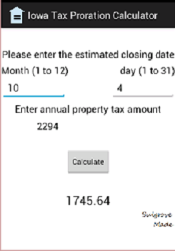 免費下載工具APP|Iowa Tax Proration Calculator app開箱文|APP開箱王