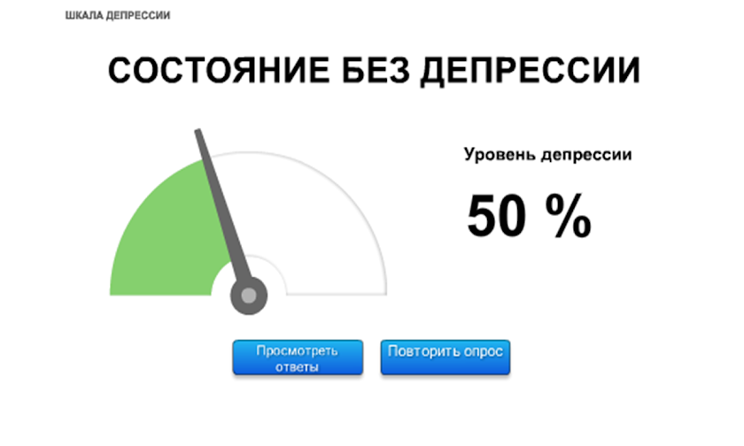 ШКАЛА ДЕПРЕССИИ Screen 3