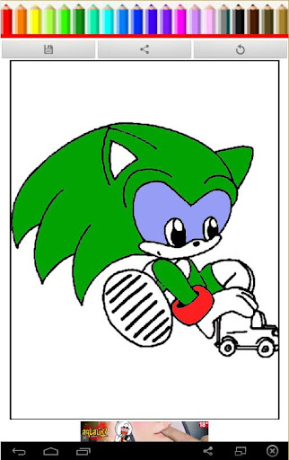 Coloring Book The Sonic