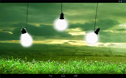 【免費個人化App】Bulbs In Rain Live Wallpaper-APP點子