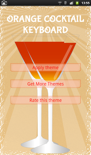 免費下載個人化APP|Orange Cocktail Keyboard app開箱文|APP開箱王