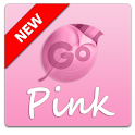 Pink GO Keyboard Theme