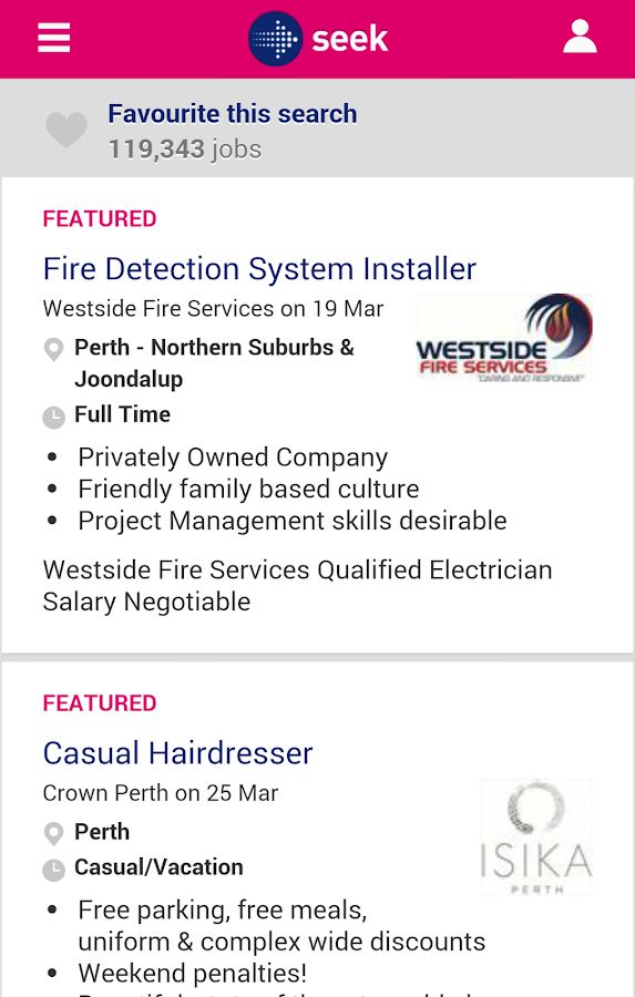 SEEK - Jobs - Android Apps on Google Play