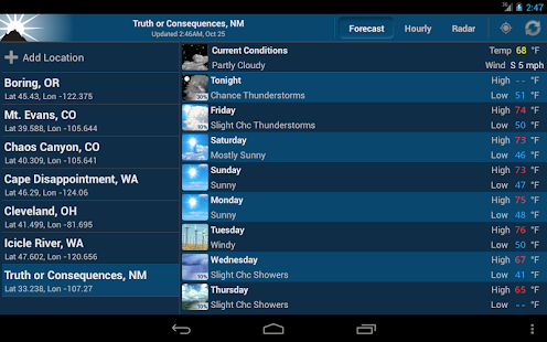 NOAA Weather - screenshot thumbnail
