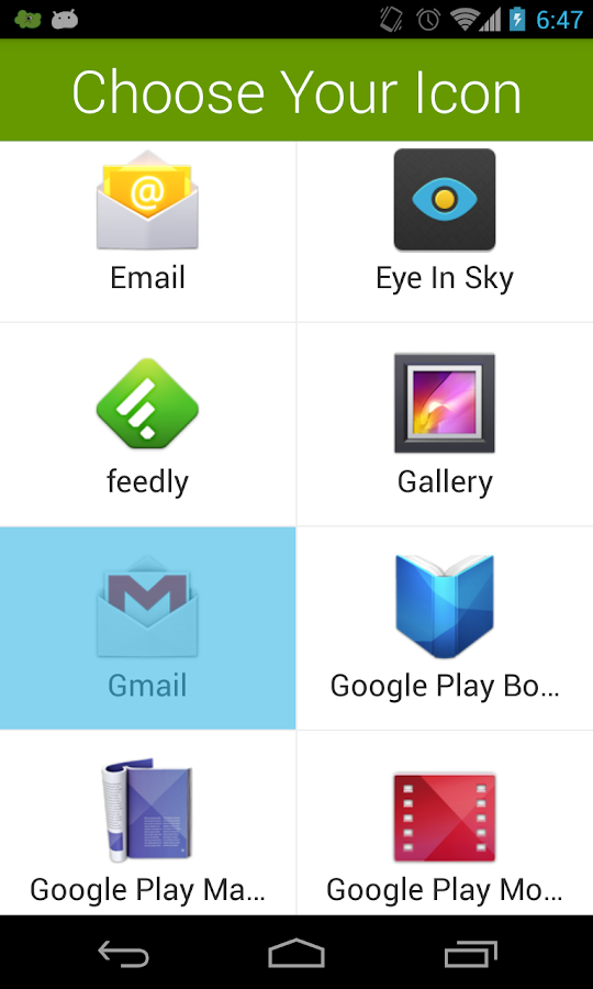 Giganticon - Big Icons - Android Apps on Google Play