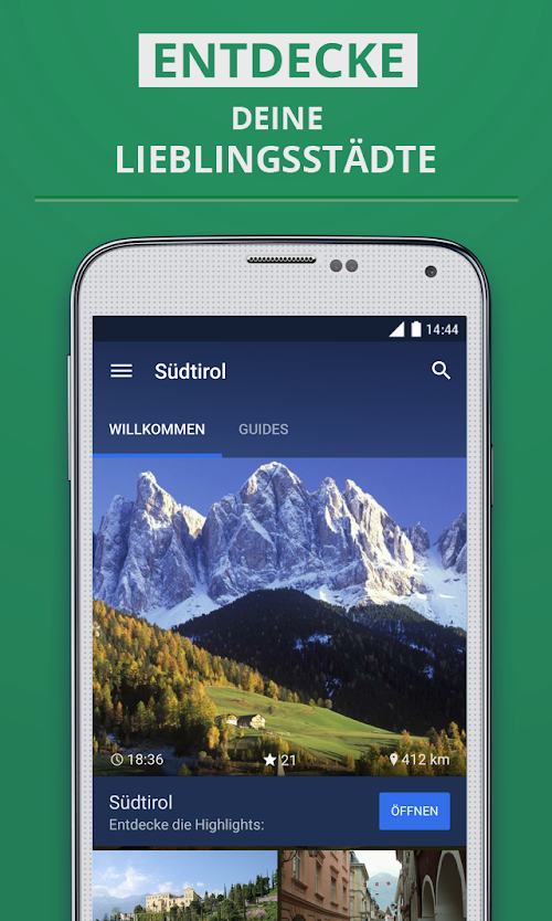 Android application Südtirol Premium Guide screenshort