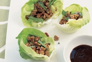 Turkey Lettuce Wraps with Southeast Asian Flavors