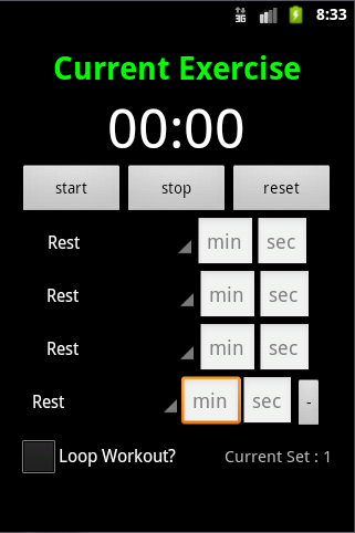 Workout Planner Stopwatch Free