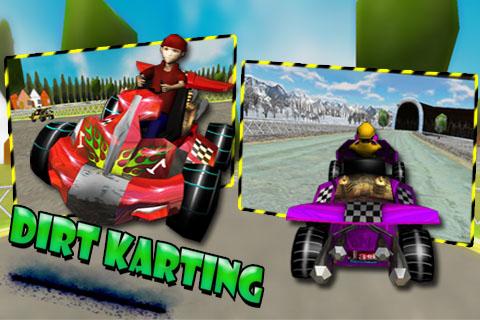 【免費街機App】Dirt Karting-APP點子