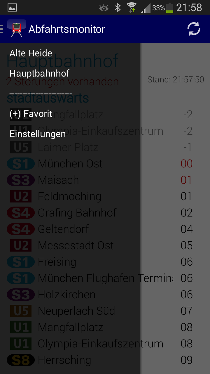 Abfahrtsmonitor Screen 3