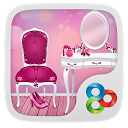 Pink Girl GO Launcher mobile app icon