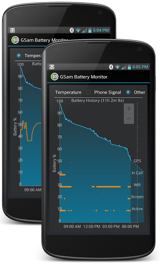 GSam Battery Monitor Pro - screenshot