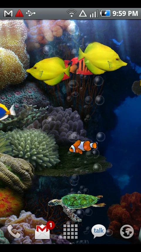 Aquarium Live Wallpaper - screenshot