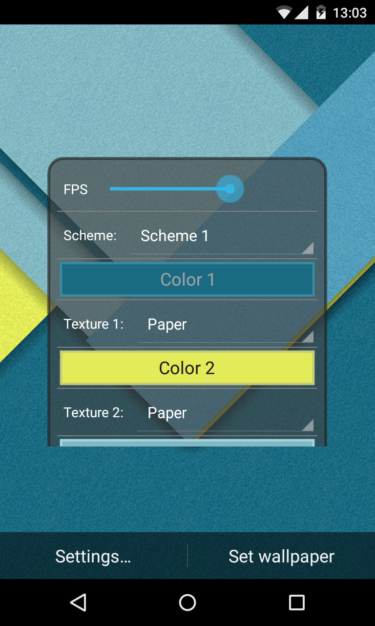 Material Style Tiles LWP PRO Screen 3